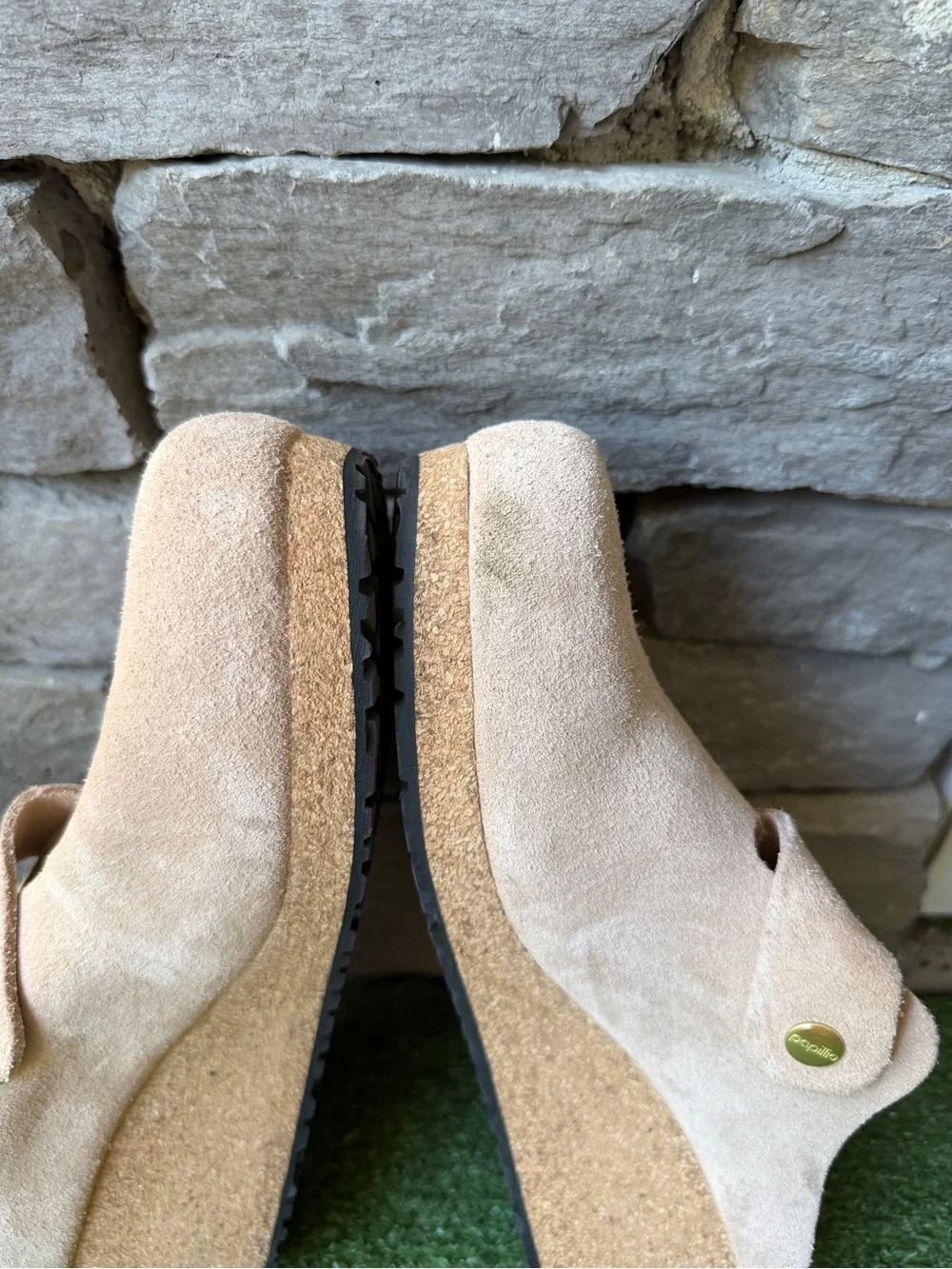 Birkenstock Papillio Fanny Wedge Suede Women’s Clog